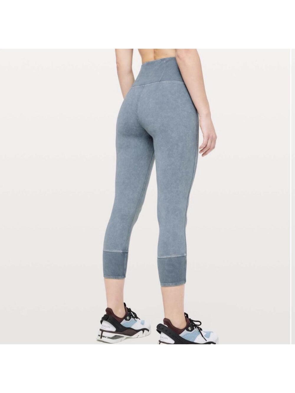 Lululemon Wunder Under Crop 23" Ribbed